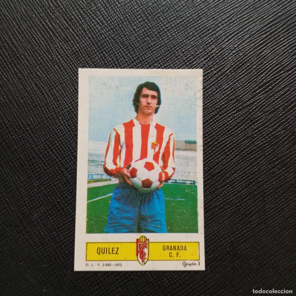 Cromos de f&uacute;tbol: QUILEZ GRANADA ESTE 1973 1974 CROMO FUTBOL LIGA 73 74 - DESPEGADO - A206 PG66