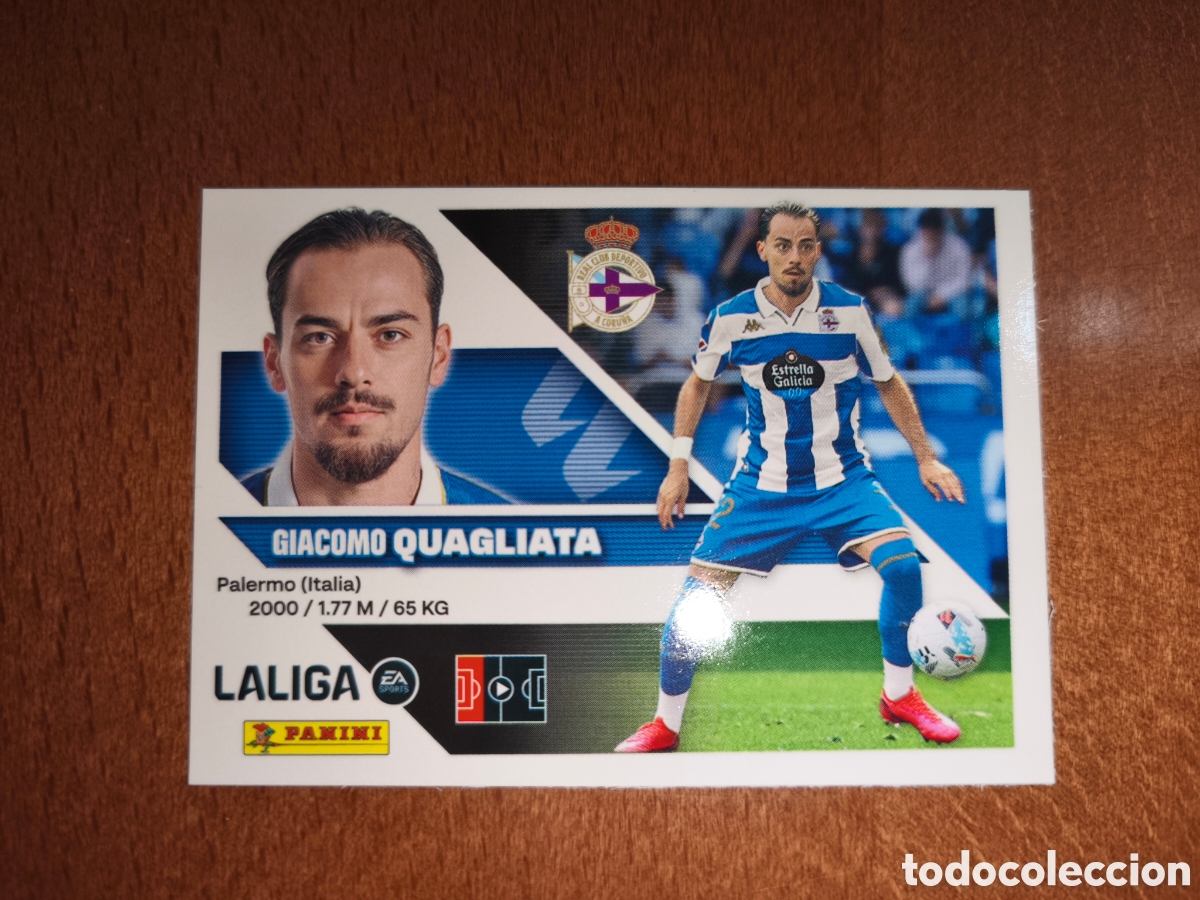 Cromos de f&uacute;tbol: Quagliata n&deg;10 liga este 26/27 Deportivo