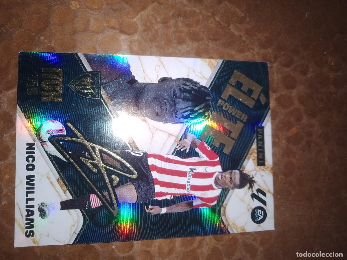 Cromos de f&uacute;tbol: Cromo Nico Williams power el te - Foto 3