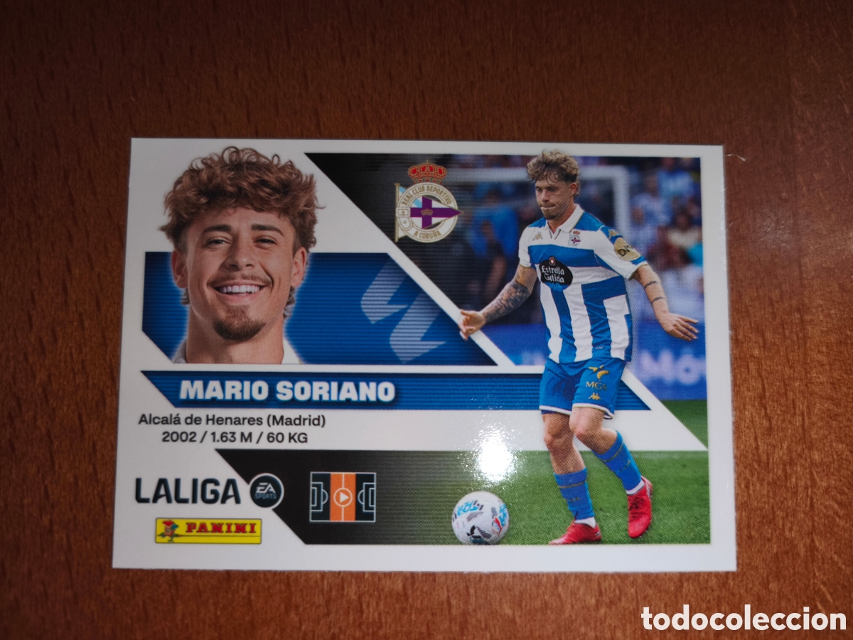 Fu&szlig;ball-Sticker: Mario Soriano n&deg;13 liga este 26/27 Deportivo