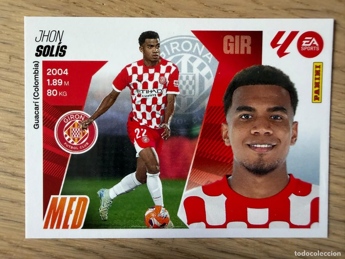 Cartes &agrave; collectionner de Football: 11 JHON SOLIS GIRONA 25 26 2025 2026 LIGA EA SPORTS COLECCIONES ESTE SIN PEGAR STICKER