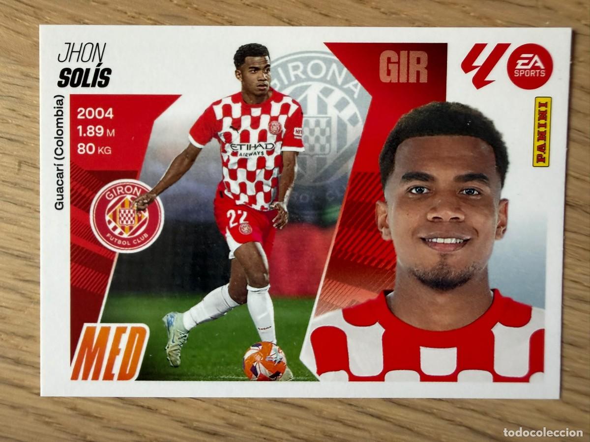 Cartes &agrave; collectionner de Football: 11 JHON SOLIS GIRONA 25 26 2025 2026 LIGA EA SPORTS COLECCIONES ESTE SIN PEGAR STICKER