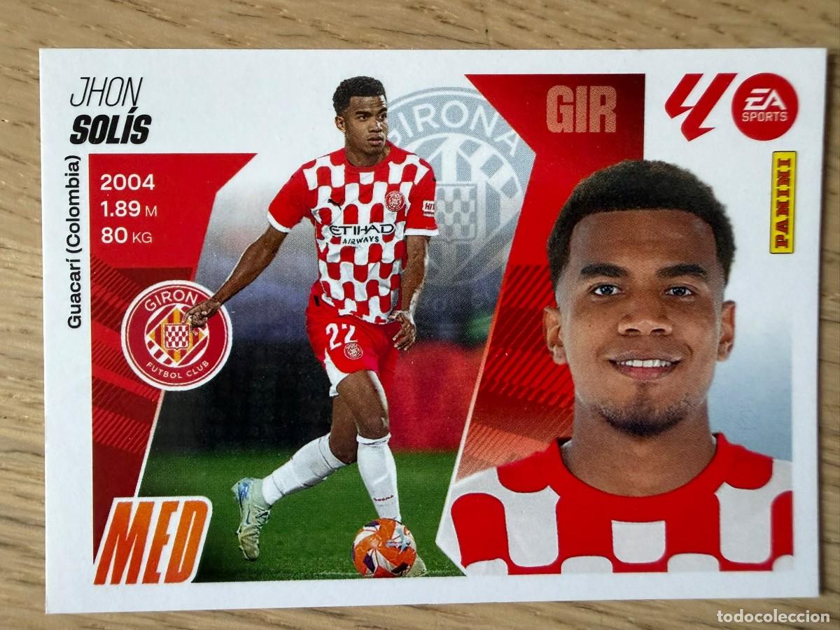Cartes &agrave; collectionner de Football: 11 JHON SOLIS GIRONA 25 26 2025 2026 LIGA EA SPORTS COLECCIONES ESTE SIN PEGAR STICKER