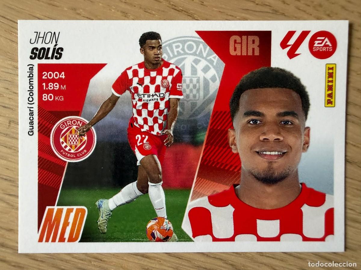 Cartes &agrave; collectionner de Football: 11 JHON SOLIS GIRONA 25 26 2025 2026 LIGA EA SPORTS COLECCIONES ESTE SIN PEGAR STICKER