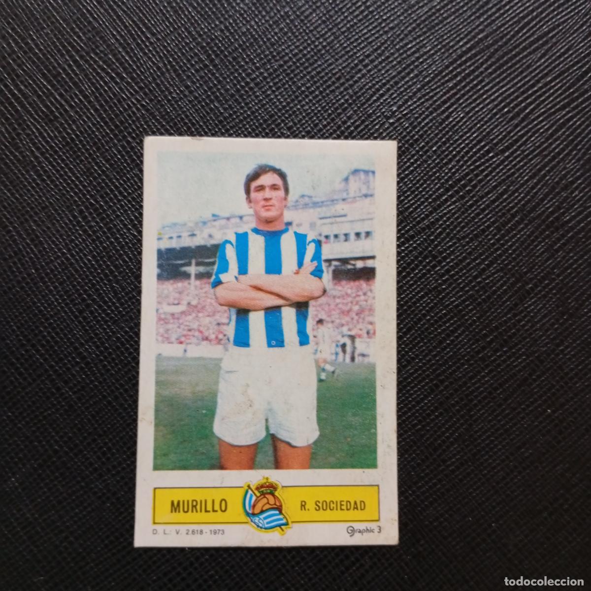 Cartes &agrave; collectionner de Football: MURILLO REAL SOCIEDAD ESTE 1973 1974 CROMO FUTBOL LIGA 73 74 - DESPEGADO - A206 PG67