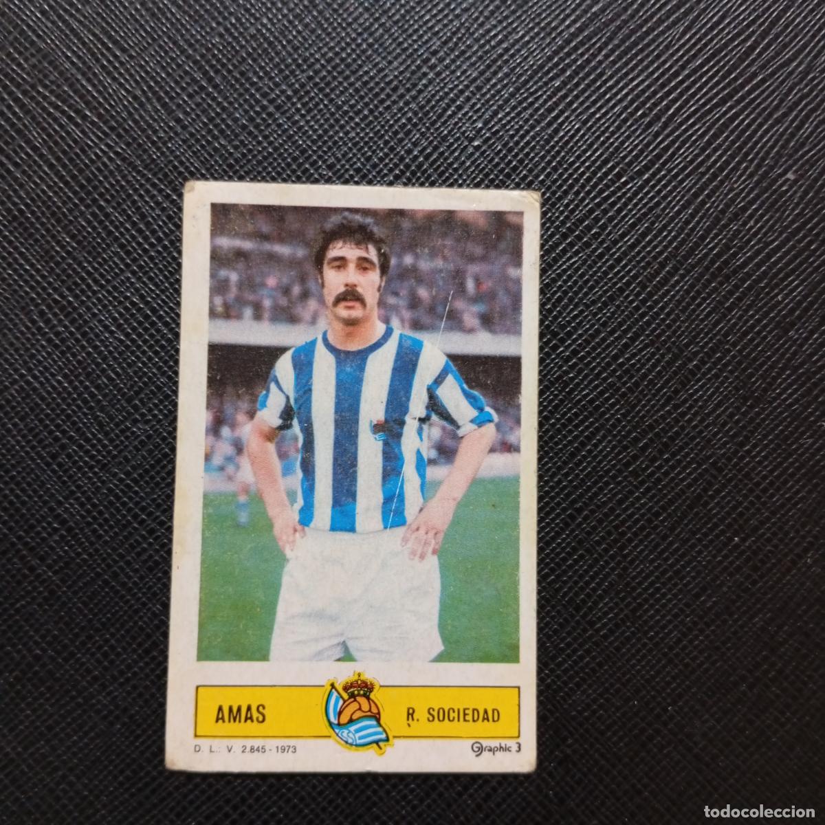Fu&szlig;ball-Sticker: AMAS REAL SOCIEDAD ESTE 1973 1974 CROMO FUTBOL LIGA 73 74 - DESPEGADO - A206 PG67