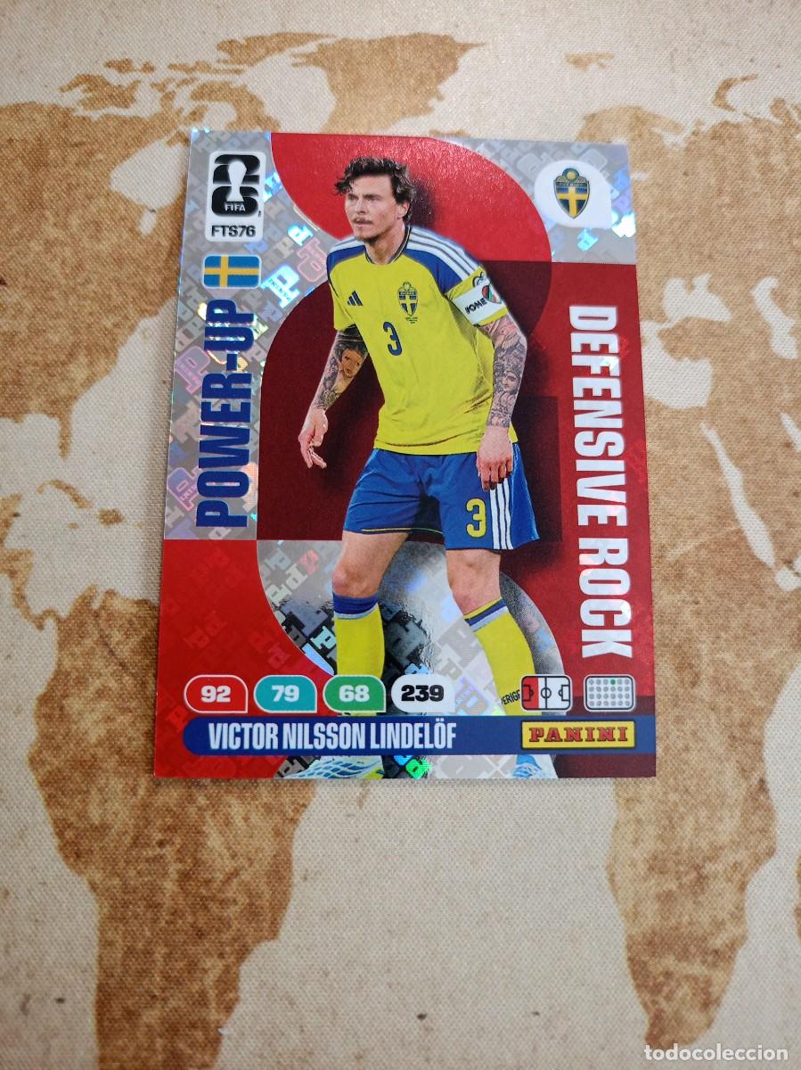 Fu&szlig;ball-Sticker: FTS76 VICTOR NILSSON LINDELOF Defensive Rock Adrenalyn WORLD cup 2026