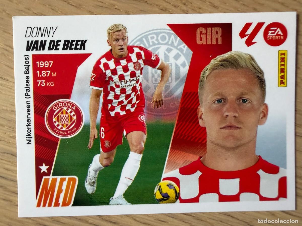 Cromos de f&uacute;tbol: 12 VAN DE BEEK GIRONA 25 26 2025 2026 LIGA EA SPORTS COLECCIONES ESTE SIN PEGAR STICKER