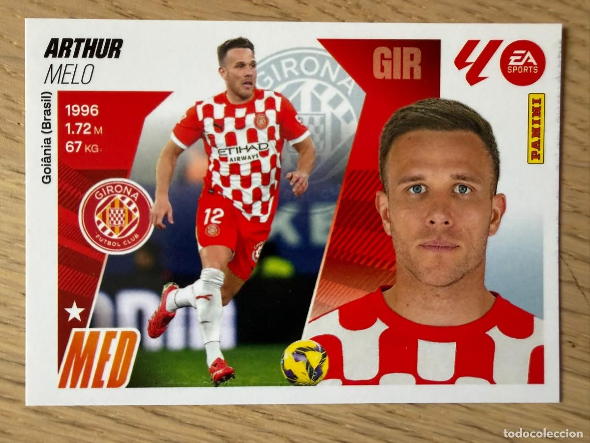 Cromos de f&uacute;tbol: 13 ARTHUR MELO GIRONA 25 26 2025 2026 LIGA EA SPORTS COLECCIONES ESTE SIN PEGAR STICKER