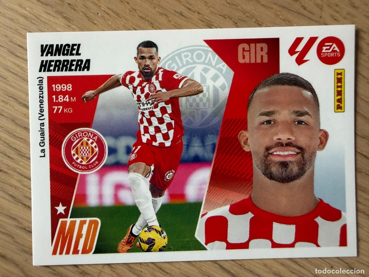 Cromos de f&uacute;tbol: 14 YANGEL HERRERA GIRONA 25 26 2025 2026 LIGA EA SPORTS COLECCIONES ESTE SIN PEGAR STICKER