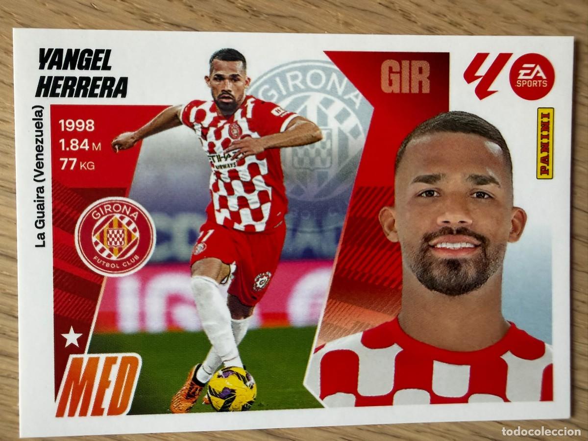 Cromos de f&uacute;tbol: 14 YANGEL HERRERA GIRONA 25 26 2025 2026 LIGA EA SPORTS COLECCIONES ESTE SIN PEGAR STICKER