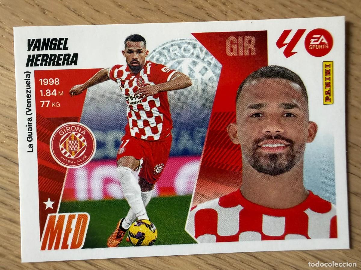 Cromos de f&uacute;tbol: 14 YANGEL HERRERA GIRONA 25 26 2025 2026 LIGA EA SPORTS COLECCIONES ESTE SIN PEGAR STICKER