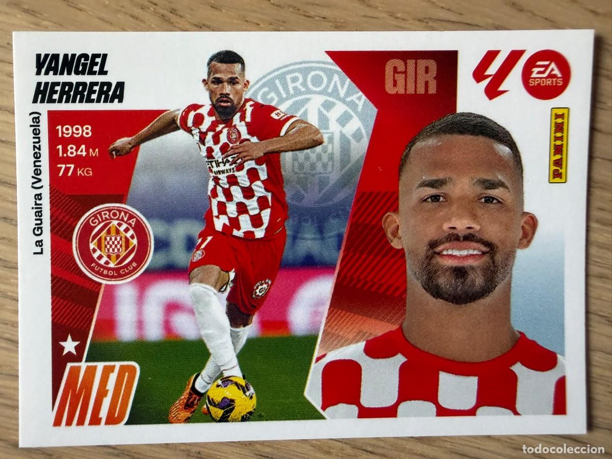 Cromos de f&uacute;tbol: 14 YANGEL HERRERA GIRONA 25 26 2025 2026 LIGA EA SPORTS COLECCIONES ESTE SIN PEGAR STICKER