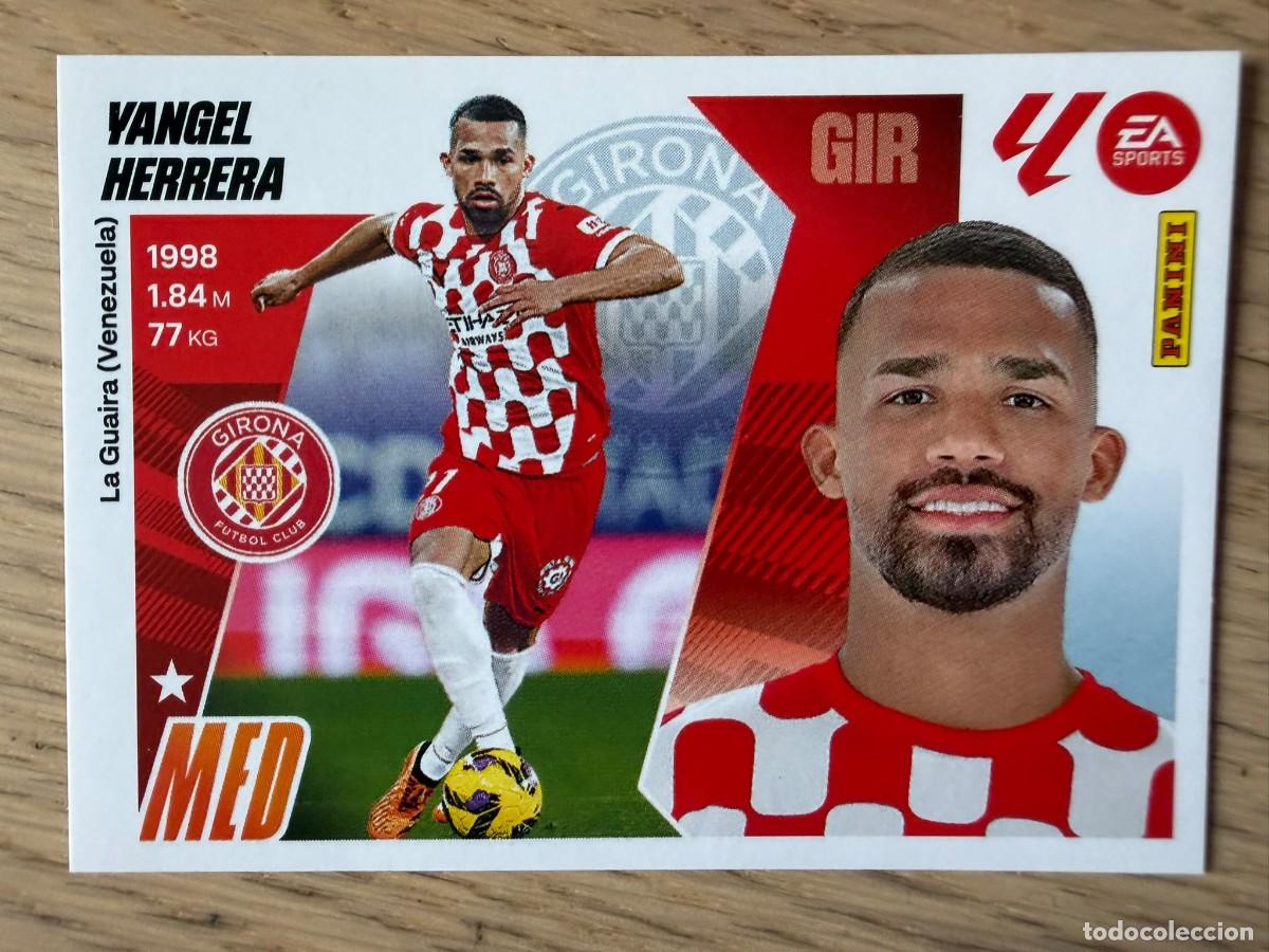 Cromos de f&uacute;tbol: 14 YANGEL HERRERA GIRONA 25 26 2025 2026 LIGA EA SPORTS COLECCIONES ESTE SIN PEGAR STICKER