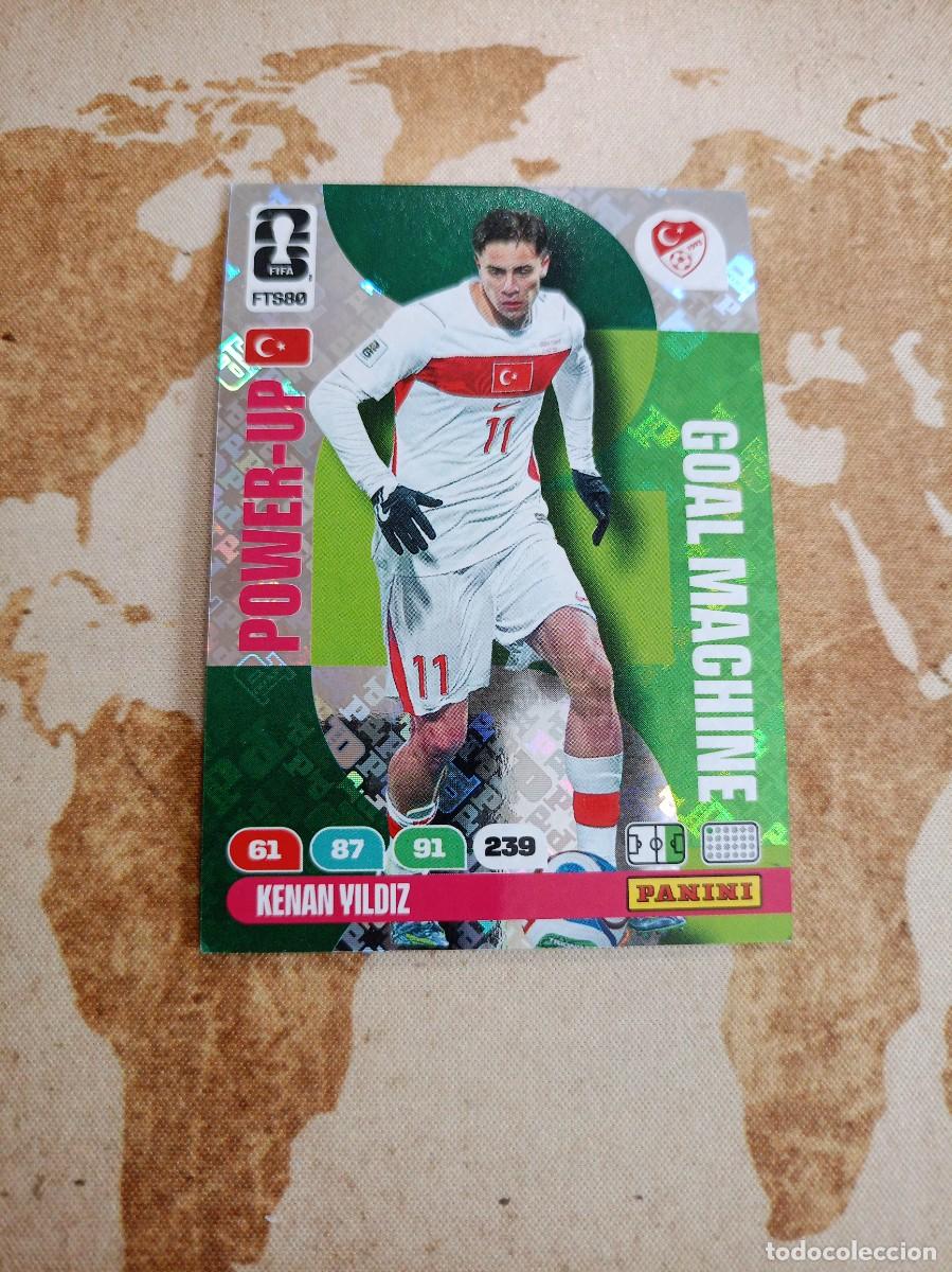 Cromos de f&uacute;tbol: FTS80 KENAN YILDIZ Goal Machine Adrenalyn WORLD cup 2026