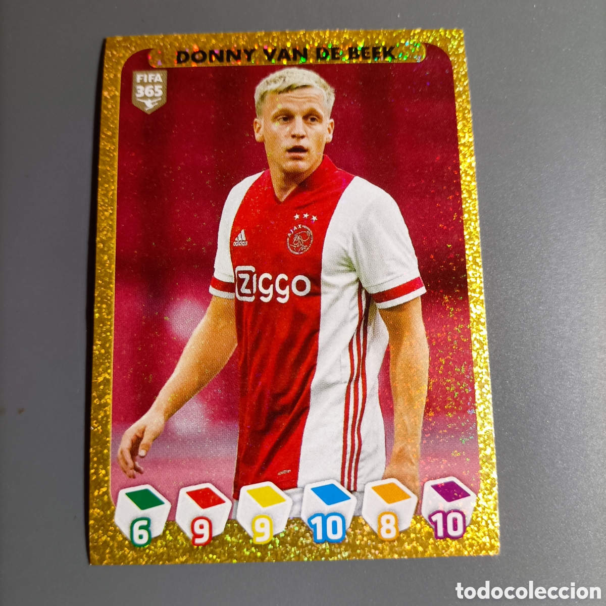 Cromos de f&uacute;tbol: STICKER PANINI ALBUM 2021. FIFA 365 (AFC AJAX) №338 DONNY VAN DE BEEK