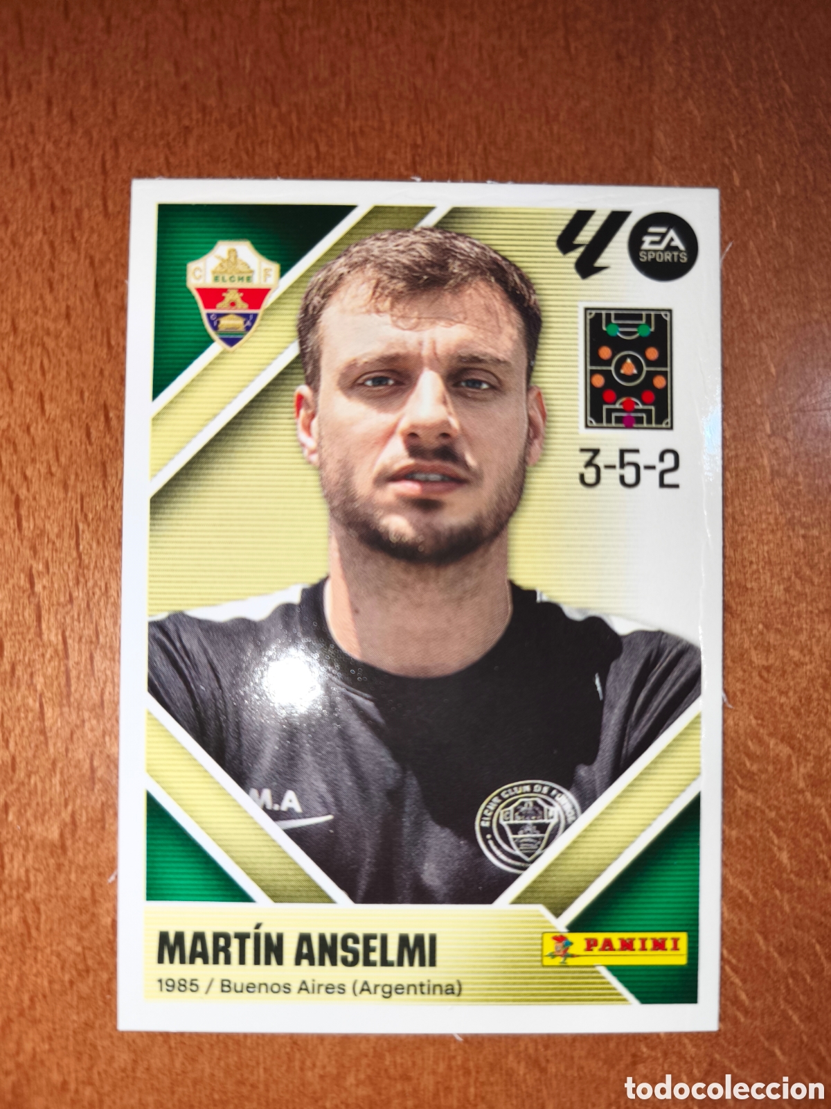 Cromos de f&uacute;tbol: Mart&iacute;n Anselmi n&deg;2 liga este 26/27 Elche