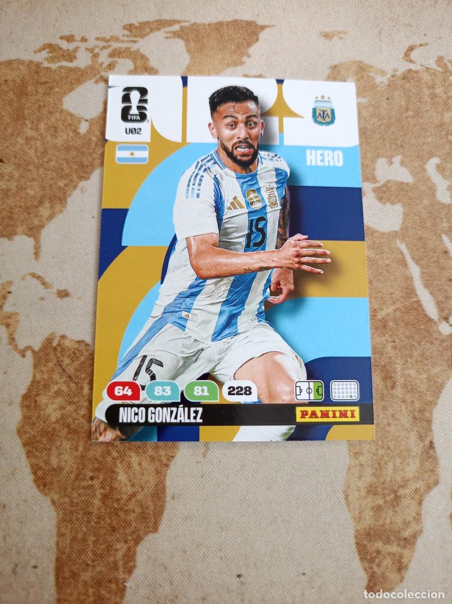 Cromos de f&uacute;tbol: U02 NICO GONZ&Aacute;LEZ Adrenalyn WORLD cup 2026