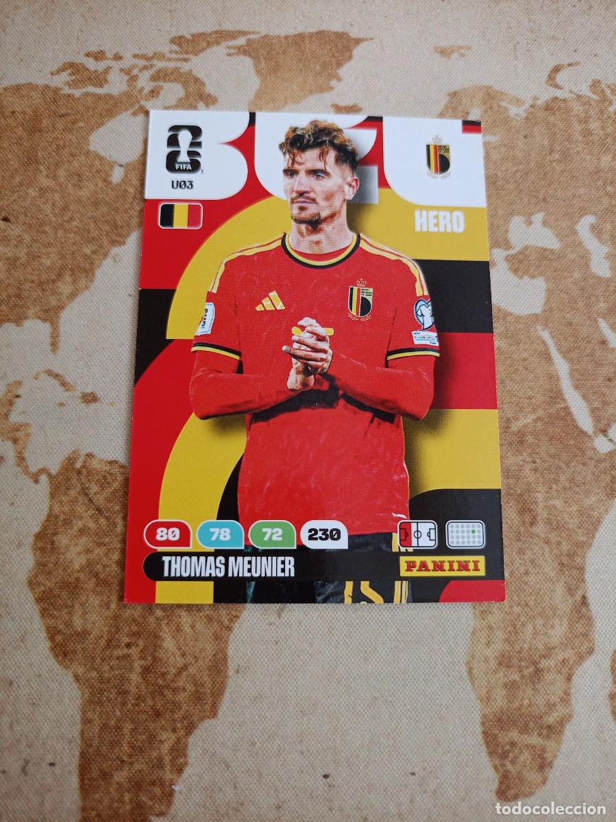 Cromos de f&uacute;tbol: U03 THOMAS MEUNIER Adrenalyn WORLD cup 2026