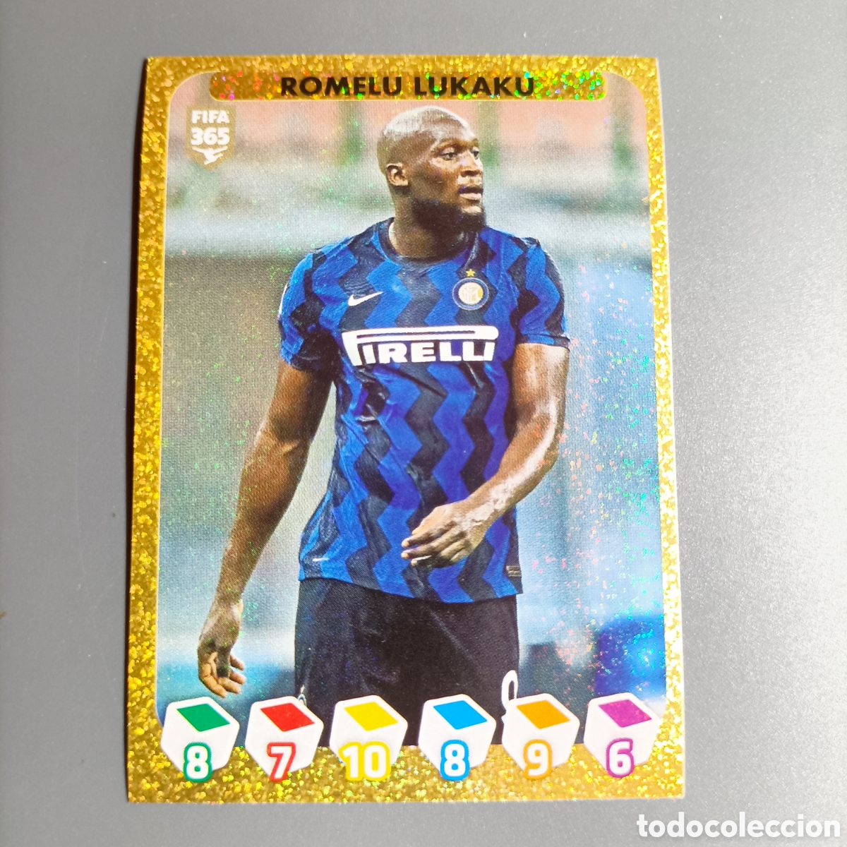 Cromos de f&uacute;tbol: STICKER PANINI ALBUM 2021. FIFA 365 (INTER MILANO) №265 ROMELU LUKAKU