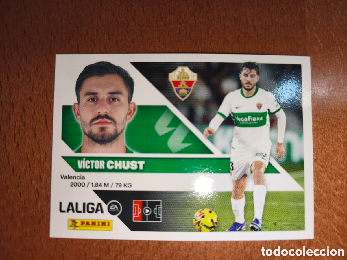 Cromos de f&uacute;tbol: Chust n&deg;6 liga este 26/27 Elche