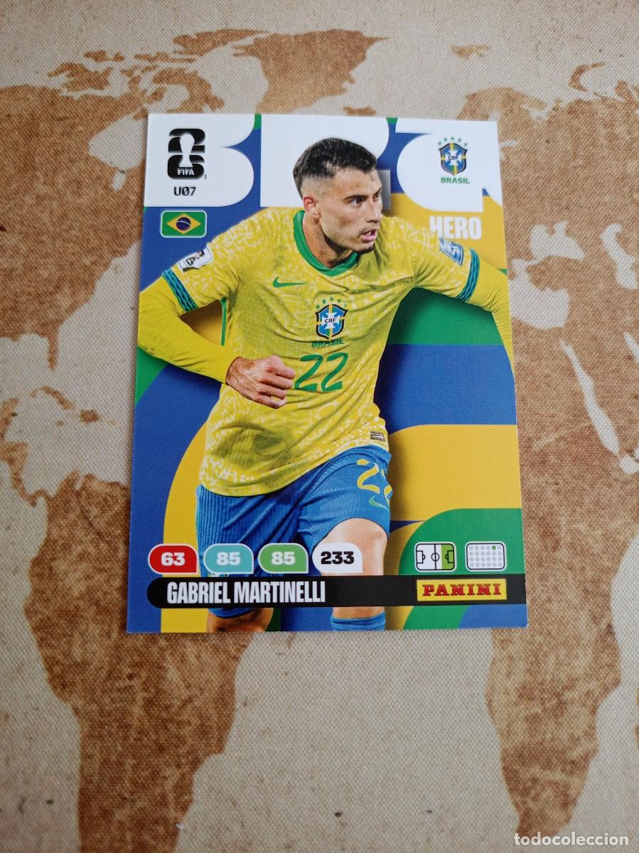 Cromos de f&uacute;tbol: U07 GABRIEL MARTINELLI Adrenalyn WORLD cup 2026