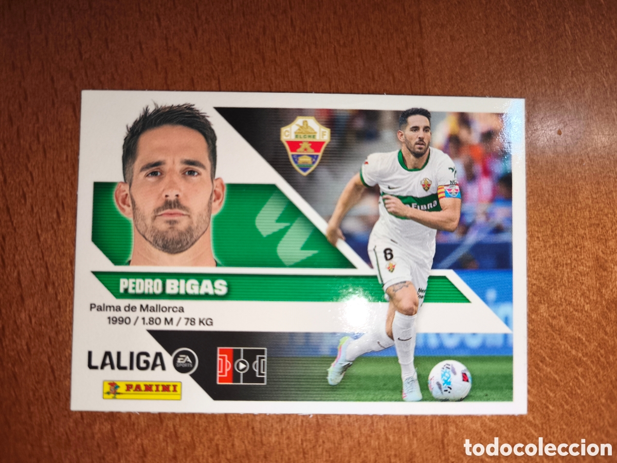 Cromos de f&uacute;tbol: Bigas n&deg;7 liga este 26/27 Elche