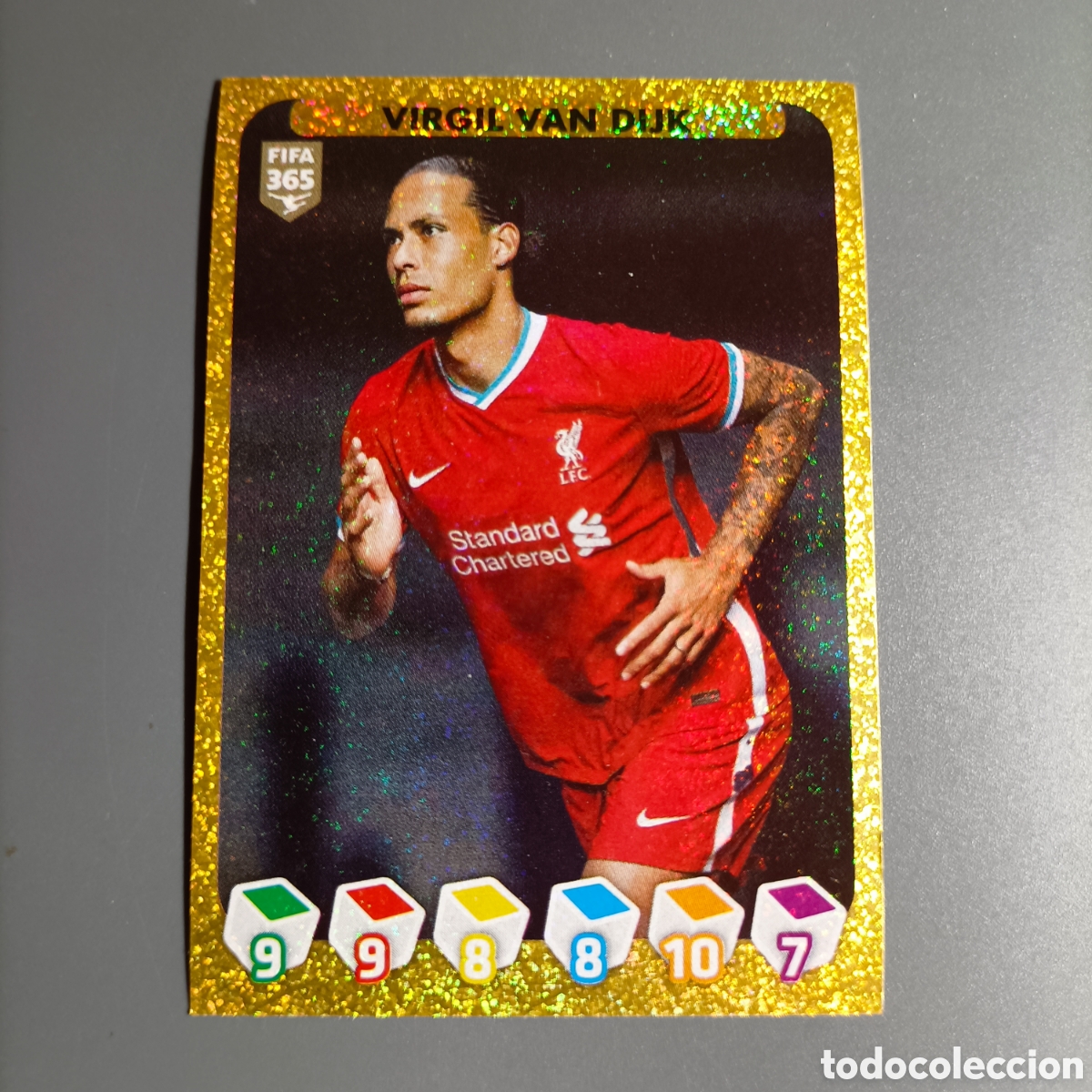 Cromos de f&uacute;tbol: STICKER PANINI ALBUM 2021. FIFA 365 (LIVERPOOL FC) №72 VIRGIL VAN DIJK