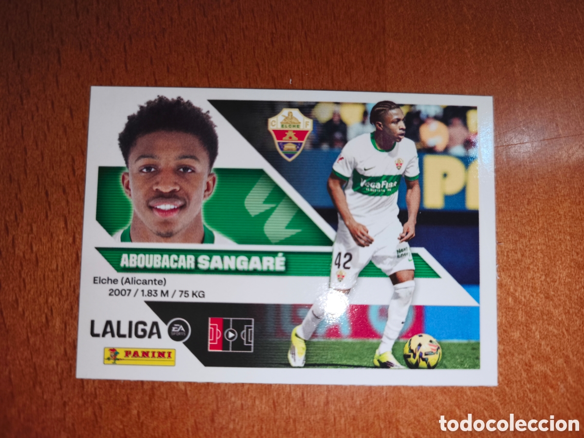 Cromos de f&uacute;tbol: Sangare n&deg;9B liga este 26/27 Elche