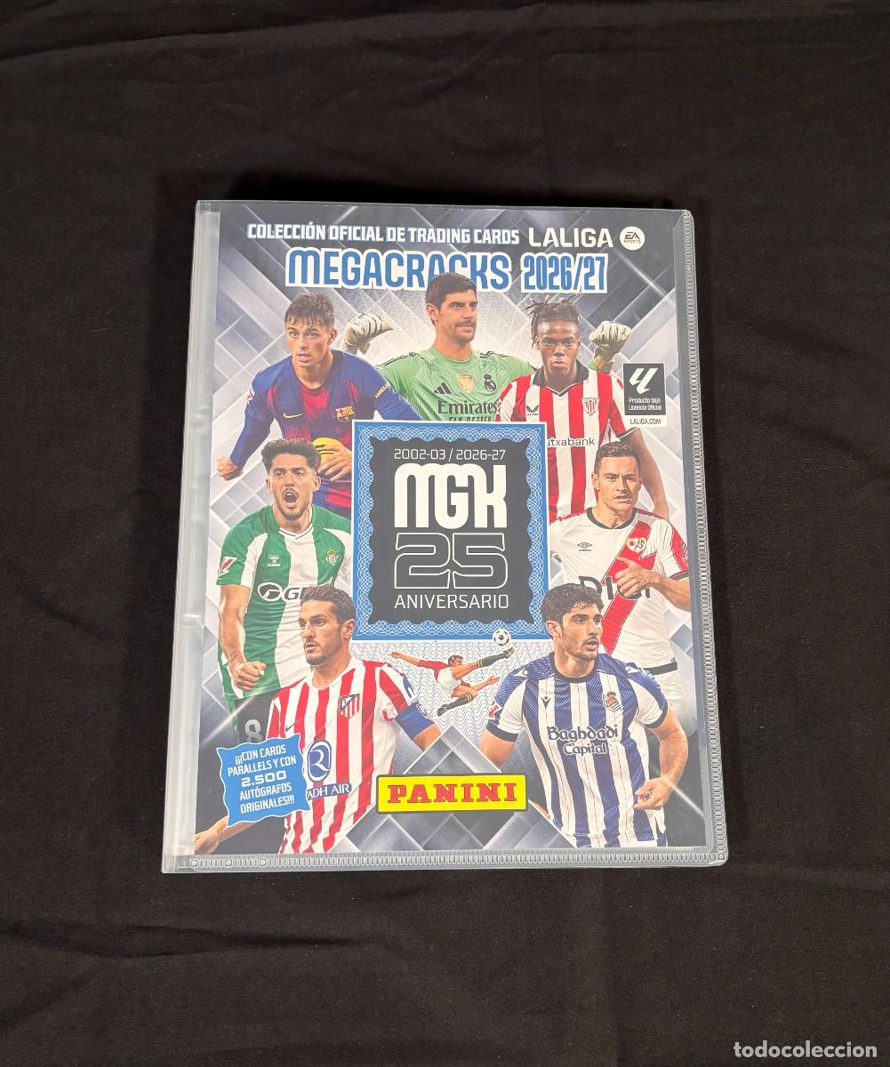 Cromos de f&uacute;tbol: &Aacute;lbum Megacracks 2026/27 Panini NUEVO VAC&Iacute;O &ndash; MGK 25 Aniversario LaLiga