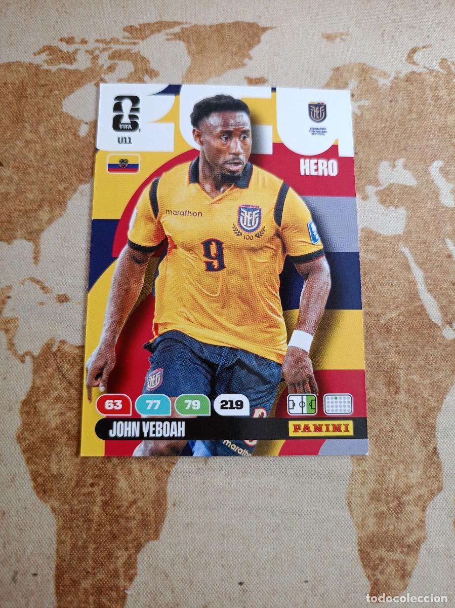 Cromos de f&uacute;tbol: U11 JOHN YEBOAH Adrenalyn WORLD cup 2026