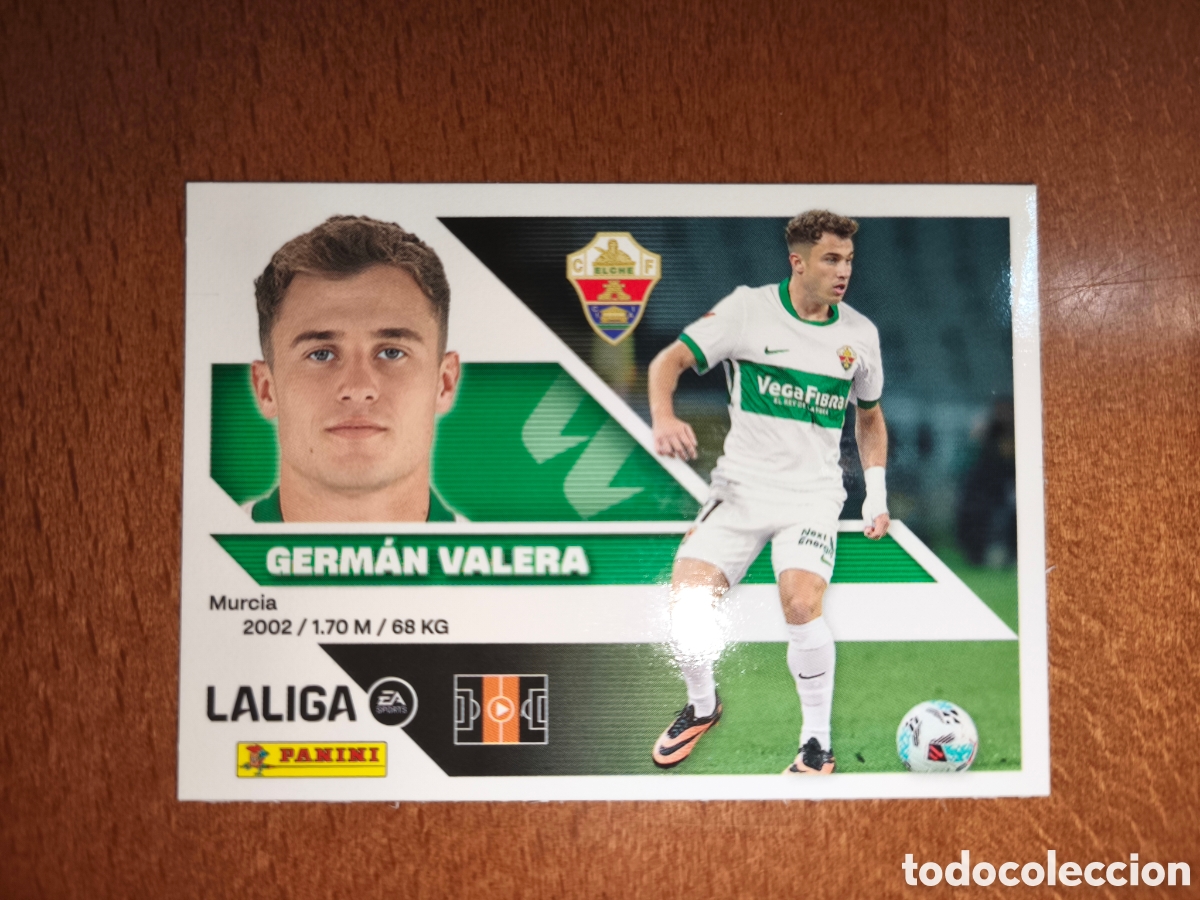 Fu&szlig;ball-Sticker: Germ&aacute;n Valera n&deg;10 liga este 26/27 Elche