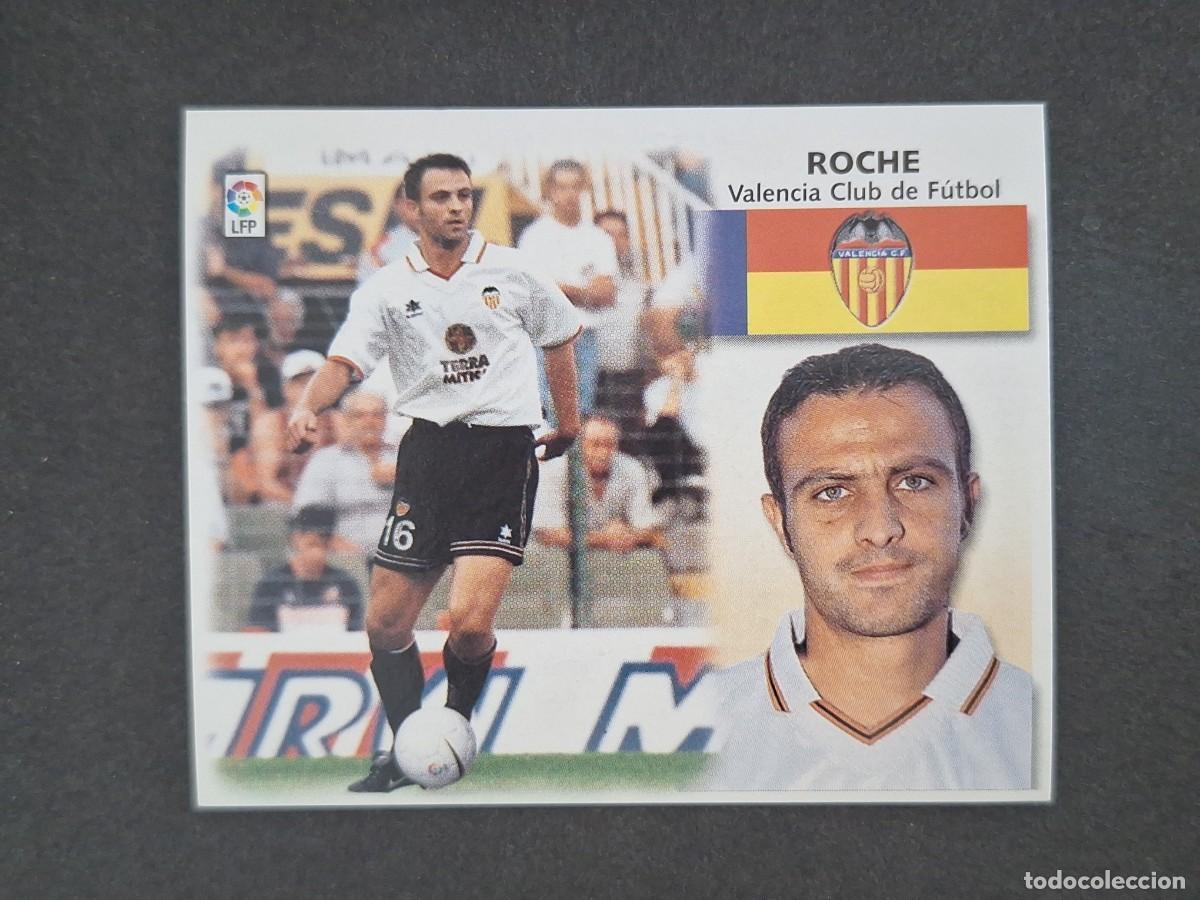 Fu&szlig;ball-Sticker: L5 ROCHE VALENCIA C. F. LIGA ESTE 1999 2000 99 00 NUNCA PEGADO SIN PEGAR