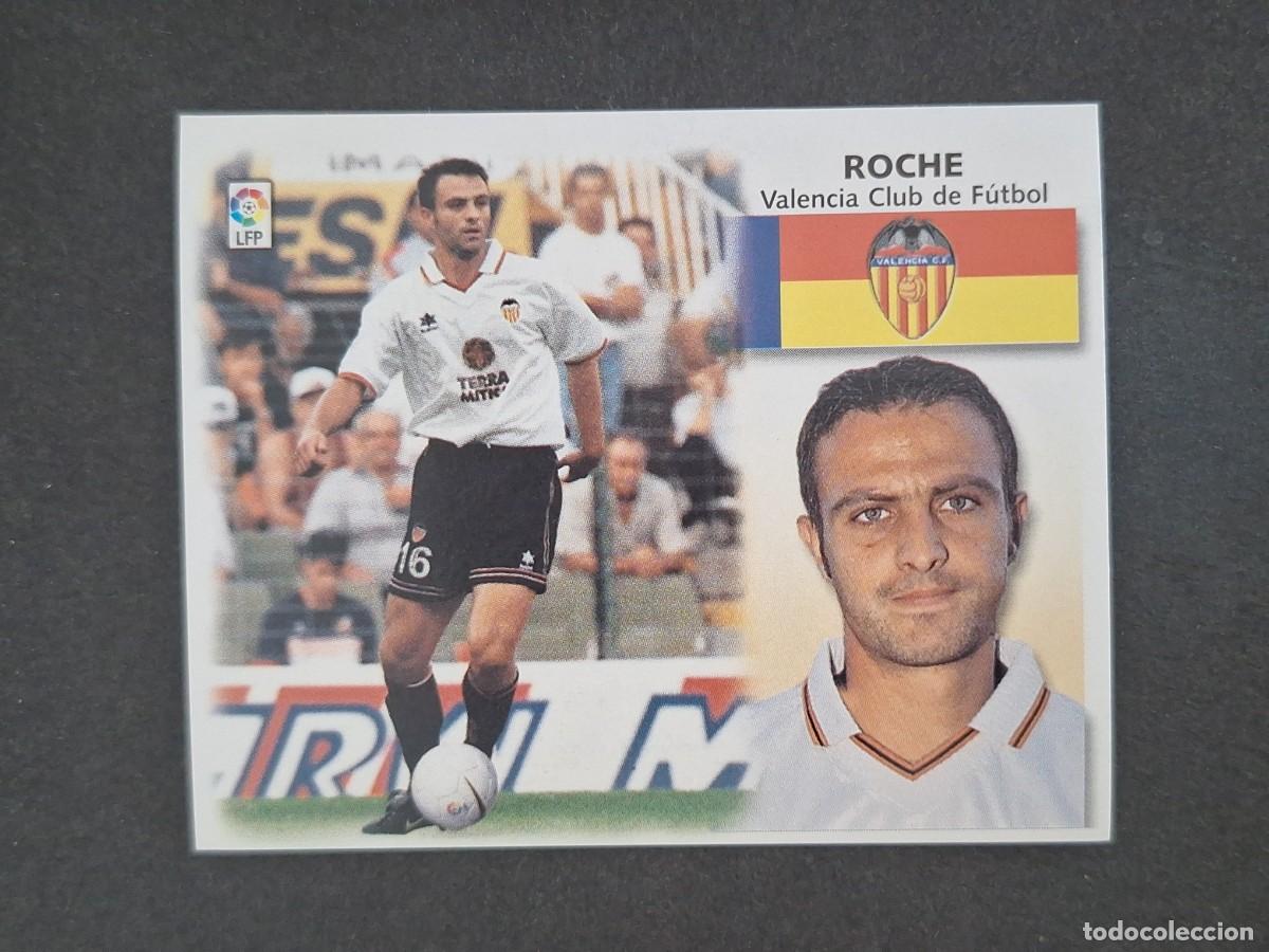 Fu&szlig;ball-Sticker: L5 ROCHE VALENCIA C. F. LIGA ESTE 1999 2000 99 00 NUNCA PEGADO SIN PEGAR