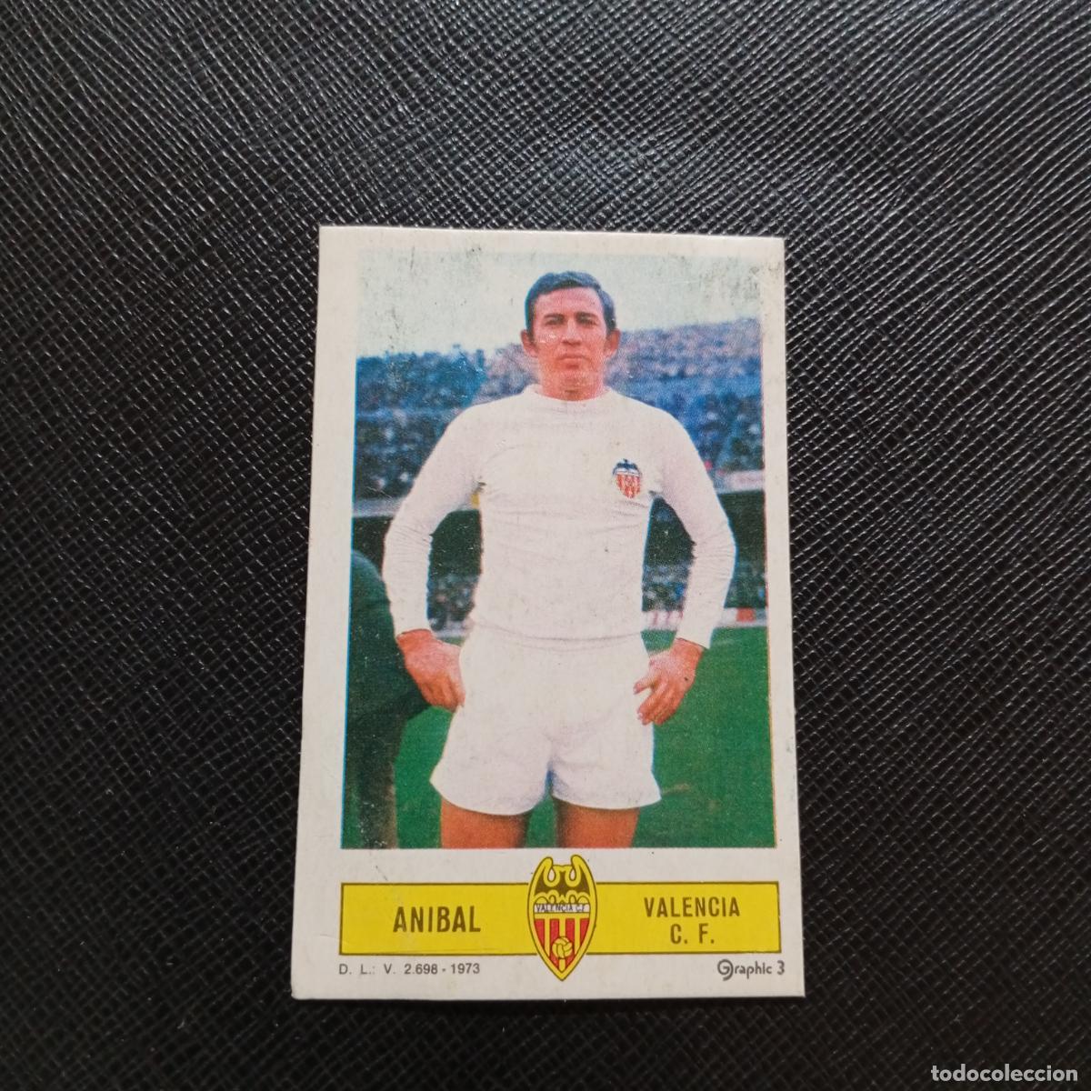 Fu&szlig;ball-Sticker: ANIBAL VALENCIA ESTE 1973 1974 CROMO FUTBOL LIGA 73 74 - DESPEGADO - A206 PG68