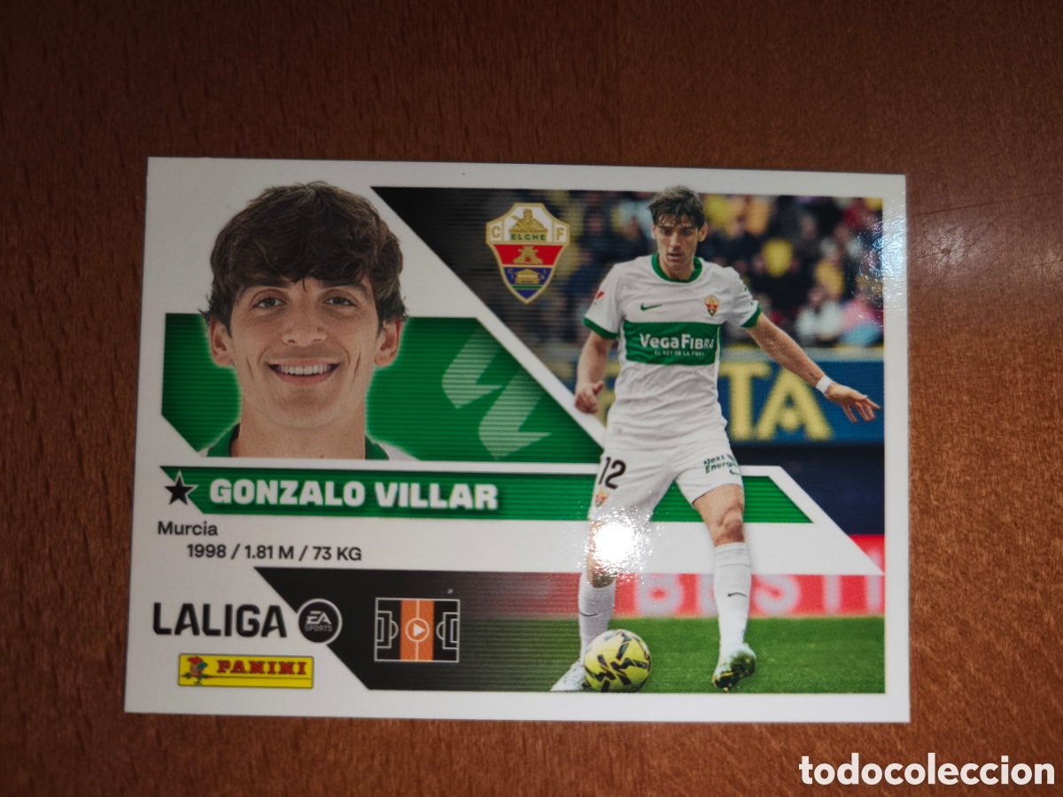 Fu&szlig;ball-Sticker: Gonzalo Villar n&deg;12 liga este 26/27 Elche