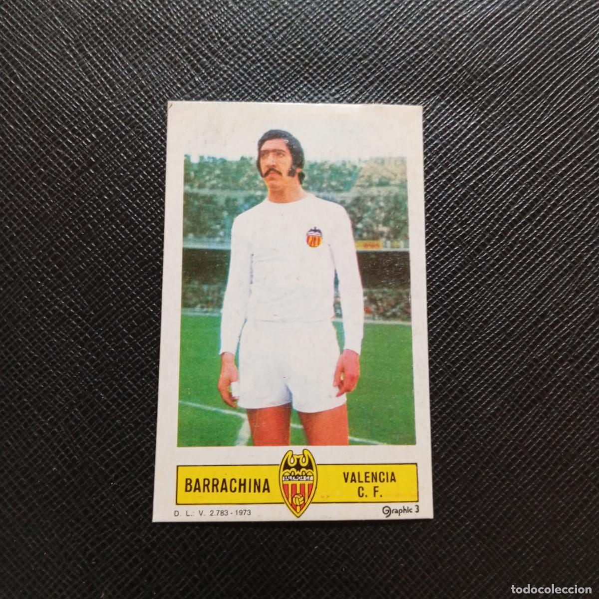 Cromos de f&uacute;tbol: BARRACHINA VALENCIA ESTE 1973 1974 CROMO FUTBOL LIGA 73 74 - DESPEGADO - A206 PG68