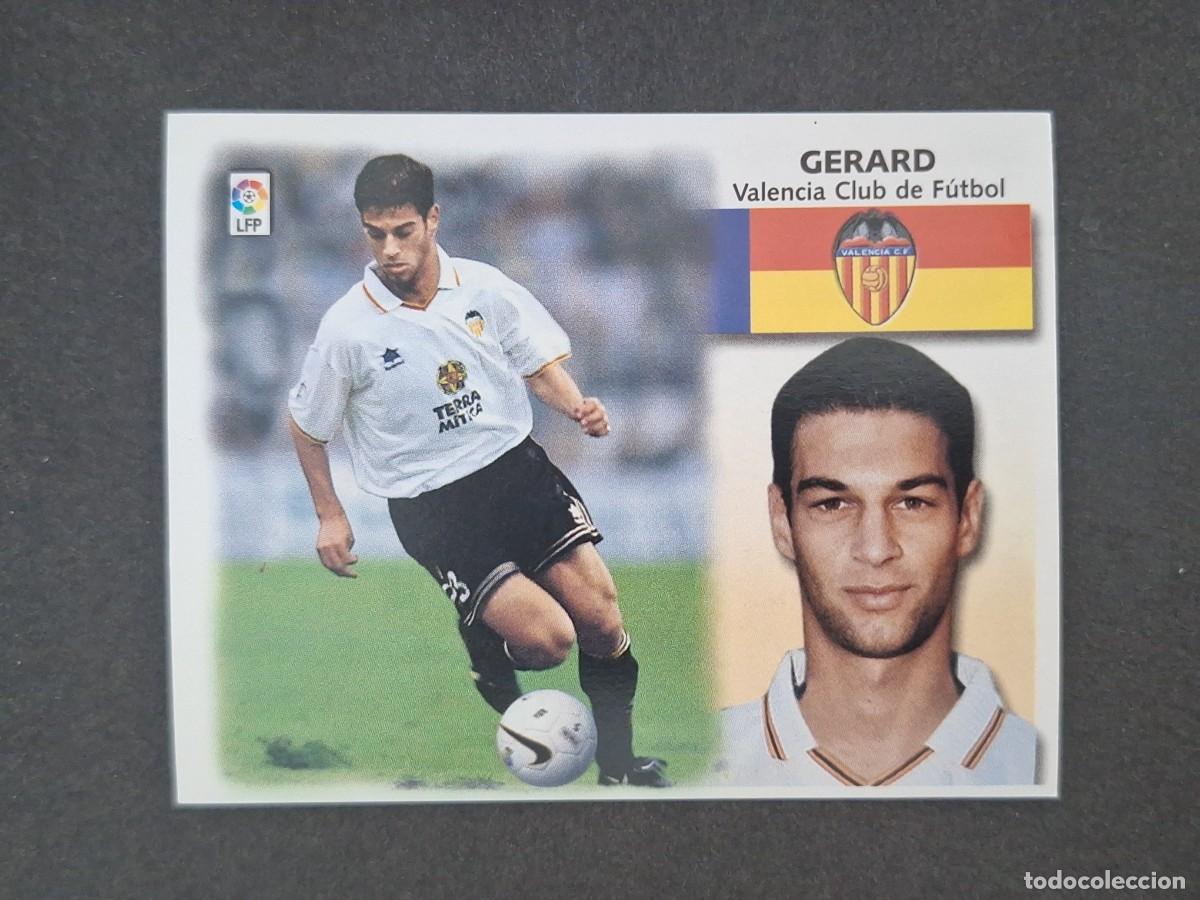 Cromos de f&uacute;tbol: L5 GERARD VALENCIA C. F. LIGA ESTE 1999 2000 99 00 NUNCA PEGADO SIN PEGAR