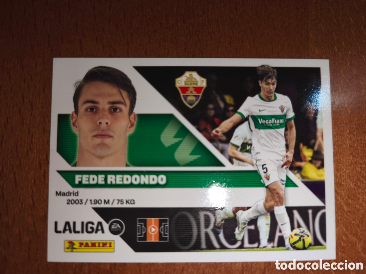 Cromos de f&uacute;tbol: Fede Redondo n&deg;13A liga este 26/27 Elche