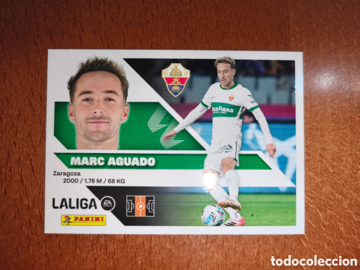 Cromos de f&uacute;tbol: Marc Aguado n&deg;14 liga este 26/27 Elche