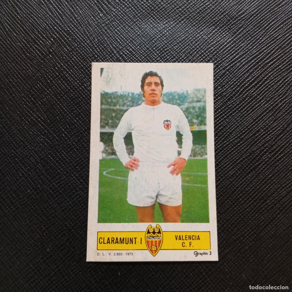 Cromos de f&uacute;tbol: CLARAMUNT I VALENCIA ESTE 1973 1974 CROMO FUTBOL LIGA 73 74 - DESPEGADO - A205 PG1