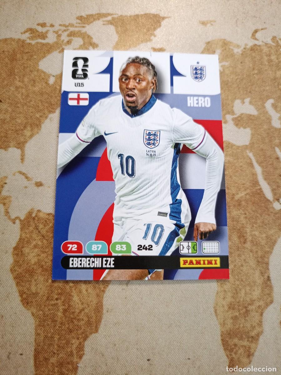 Cromos de f&uacute;tbol: U15 EBERECHI EZE Adrenalyn WORLD cup 2026