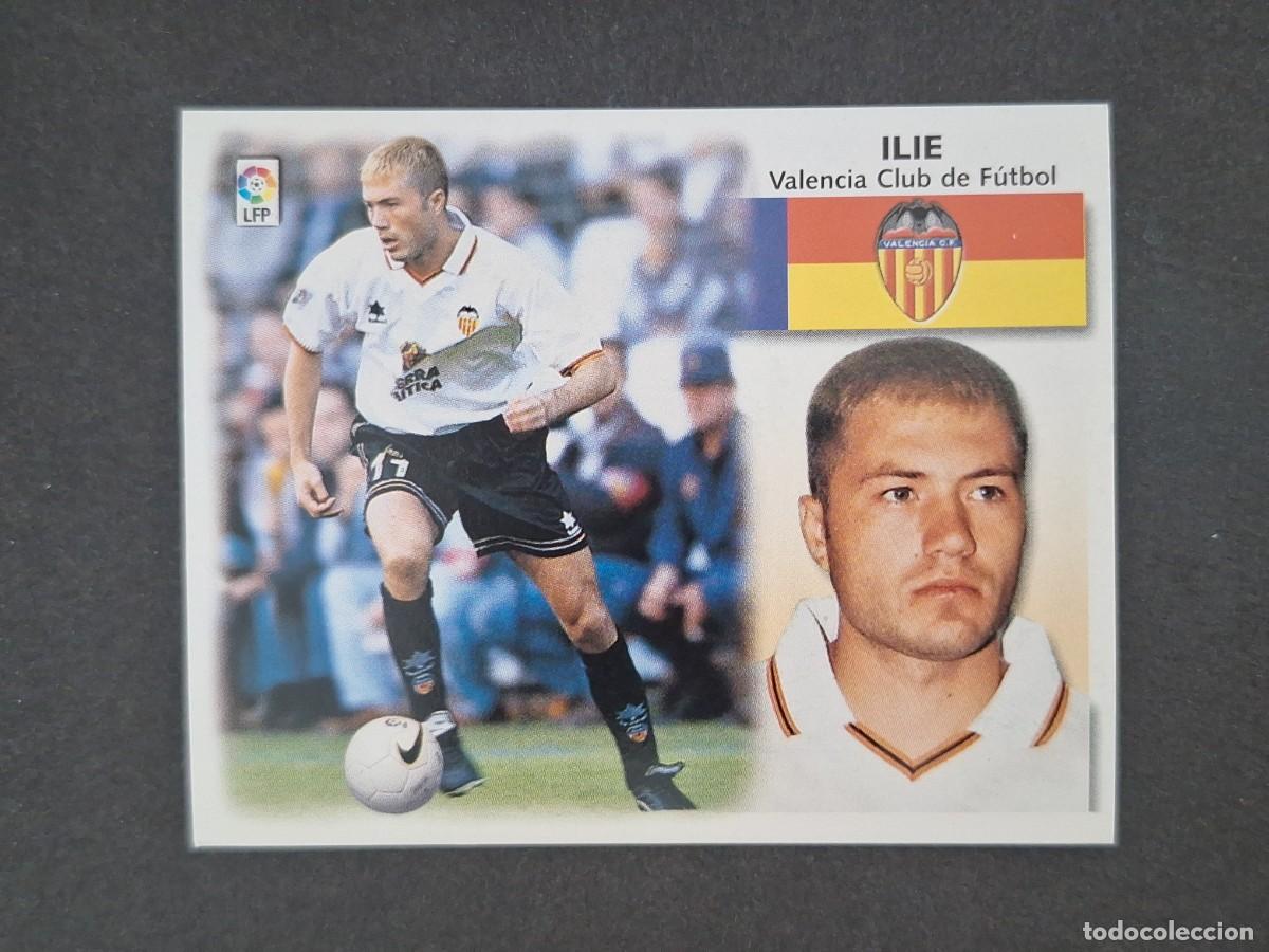 Cromos de f&uacute;tbol: L5 ILIE VALENCIA C. F. LIGA ESTE 1999 2000 99 00 NUNCA PEGADO SIN PEGAR