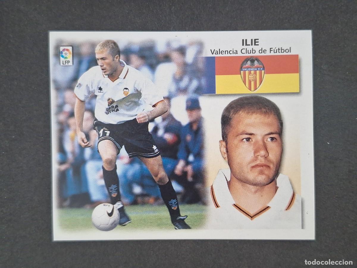 Cromos de f&uacute;tbol: L5 ILIE VALENCIA C. F. LIGA ESTE 1999 2000 99 00 NUNCA PEGADO SIN PEGAR