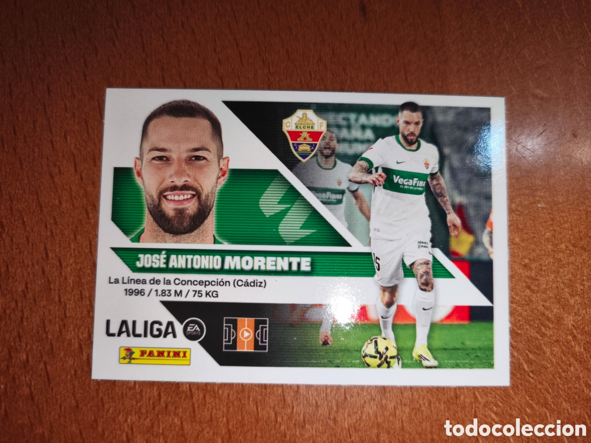 Cromos de f&uacute;tbol: Morente n&deg;16 liga este 26/27 Elche