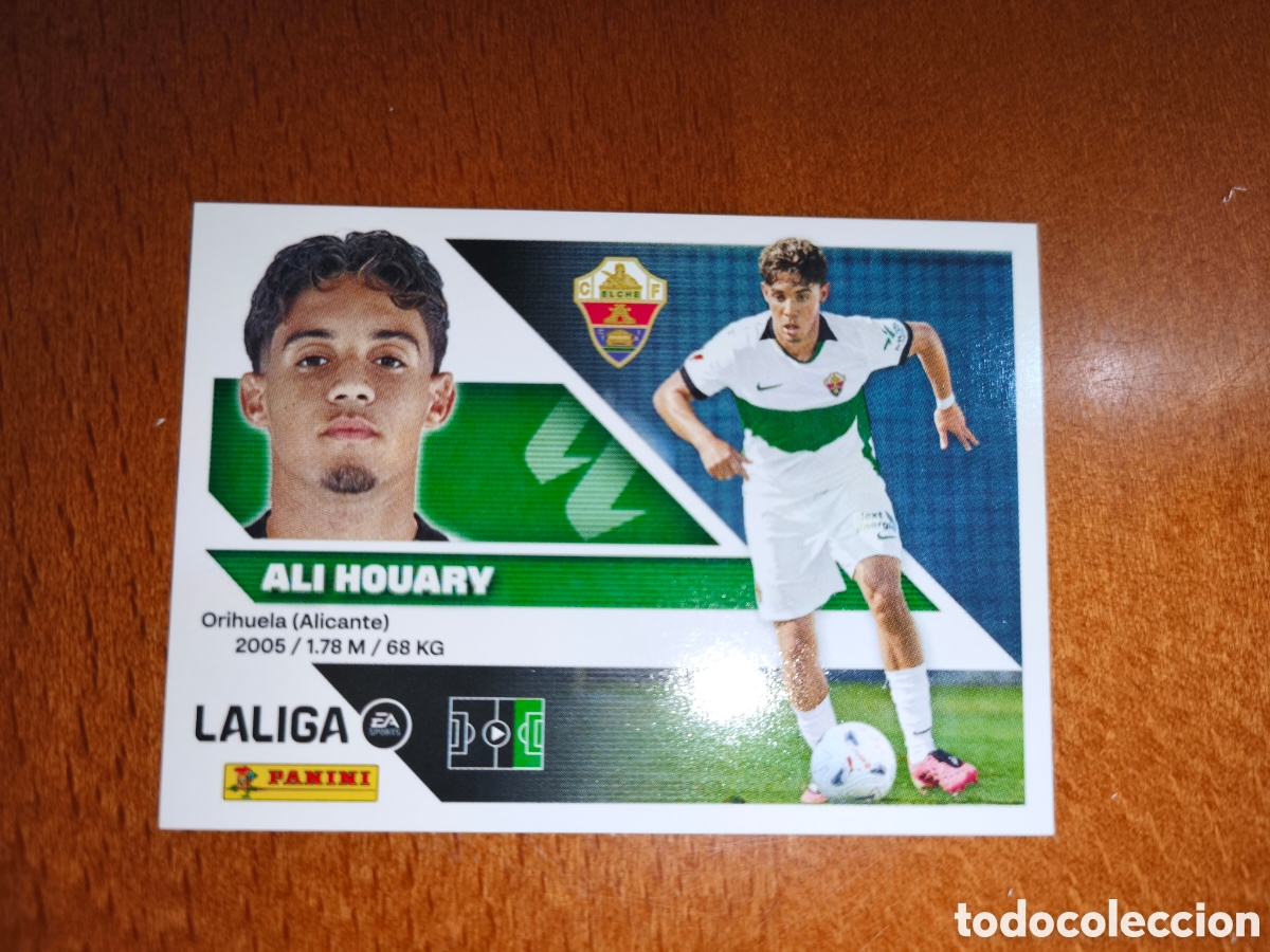 Cromos de f&uacute;tbol: Ali Houary n&deg;17 liga este 26/27 Elche