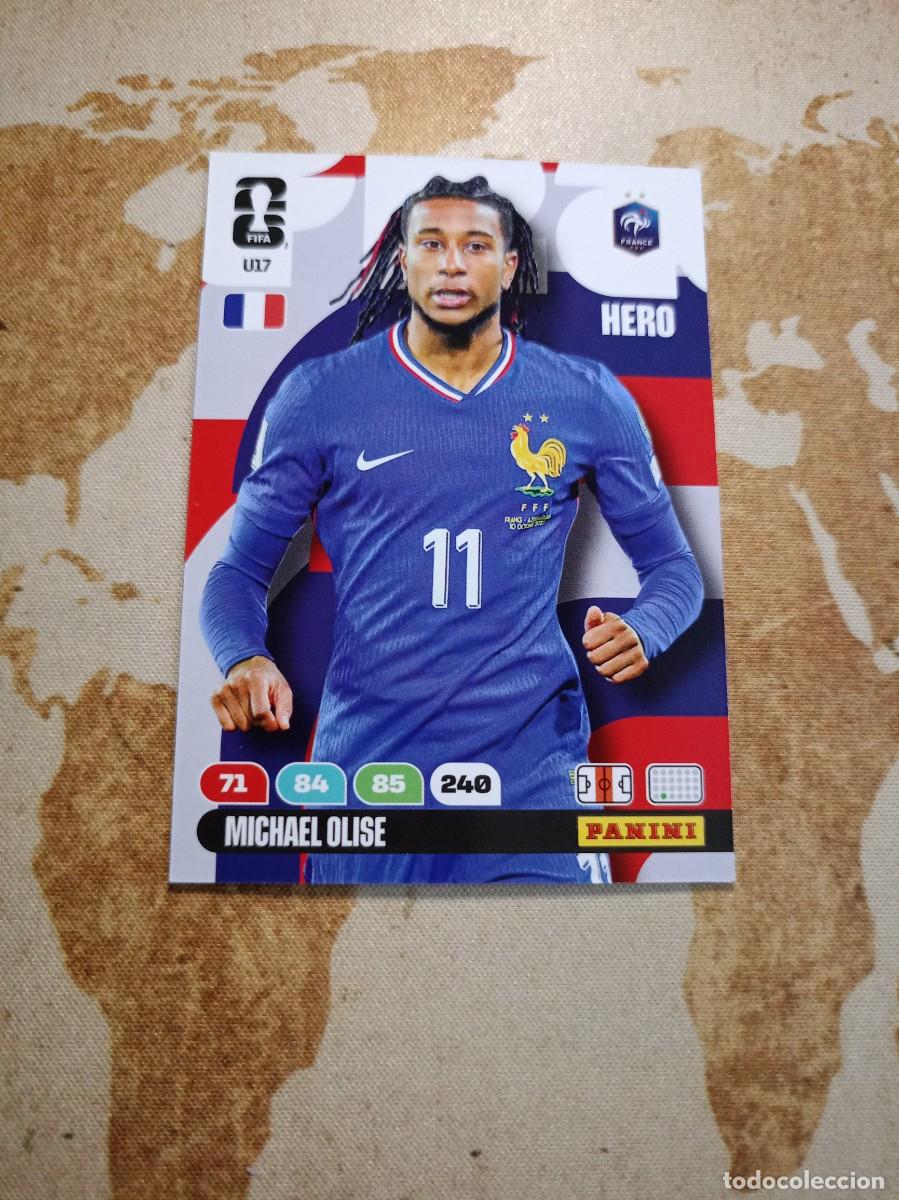 Cromos de f&uacute;tbol: U17 MICHAEL OLISE Adrenalyn WORLD cup 2026