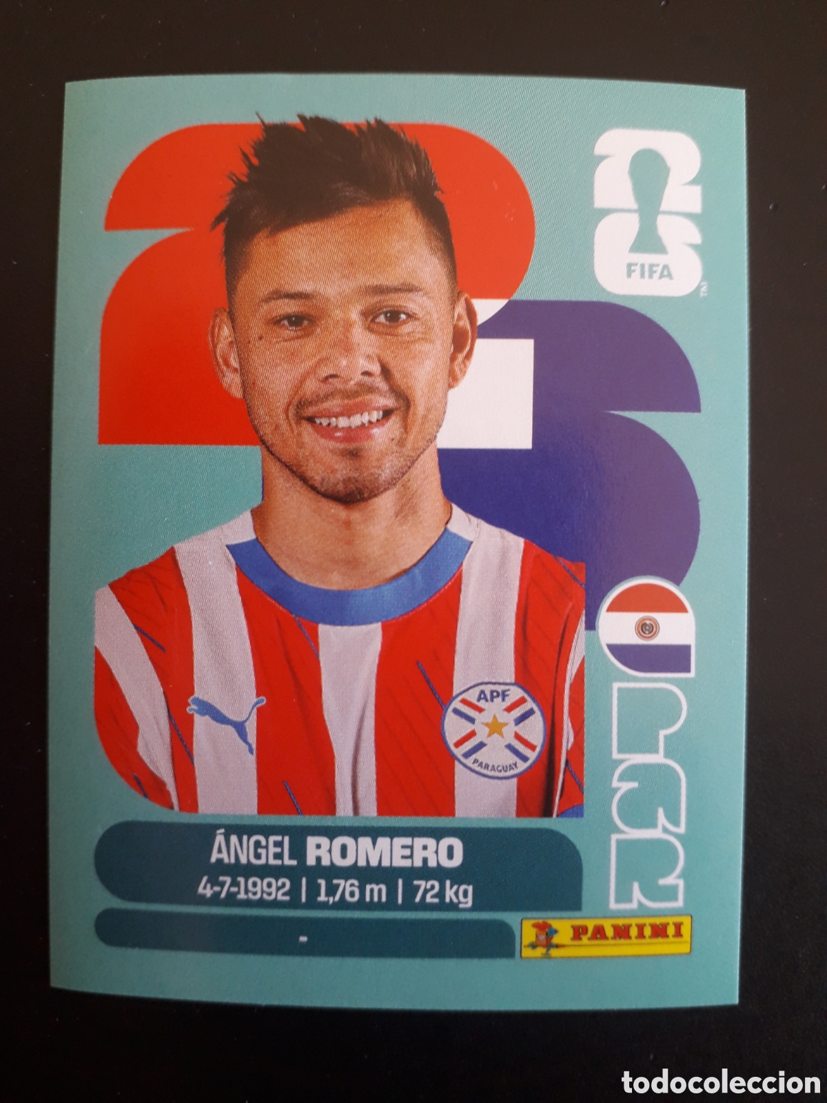 Cromos de f&uacute;tbol: ROMERO PARAGUAY PAR 19 MUNDIAL F&Uacute;TBOL 2026 FIFA WORLD CUP PANINI SIN PEGAR PEDIDO M&Iacute;NIMO 3&euro;