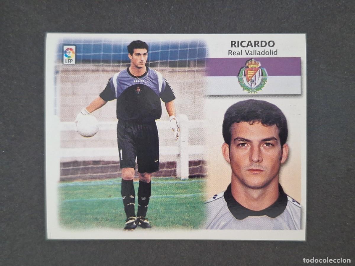 Cromos de f&uacute;tbol: L5 RICARDO REAL VALLADOLID LIGA ESTE 1999 2000 99 00 NUNCA PEGADO SIN PEGAR