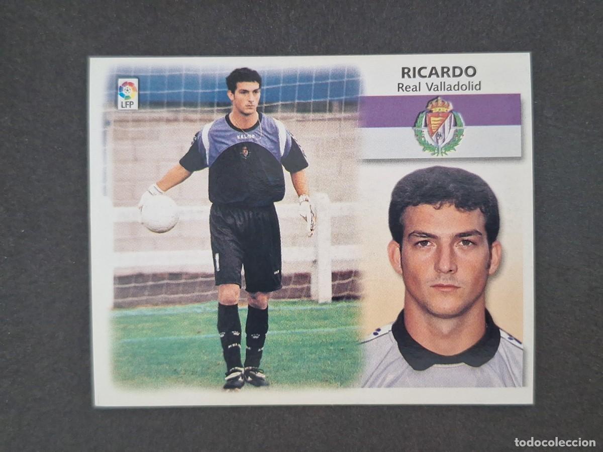 Cromos de f&uacute;tbol: L5 RICARDO REAL VALLADOLID LIGA ESTE 1999 2000 99 00 NUNCA PEGADO SIN PEGAR